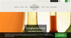 Desktop Screenshot of essigherstellung.at